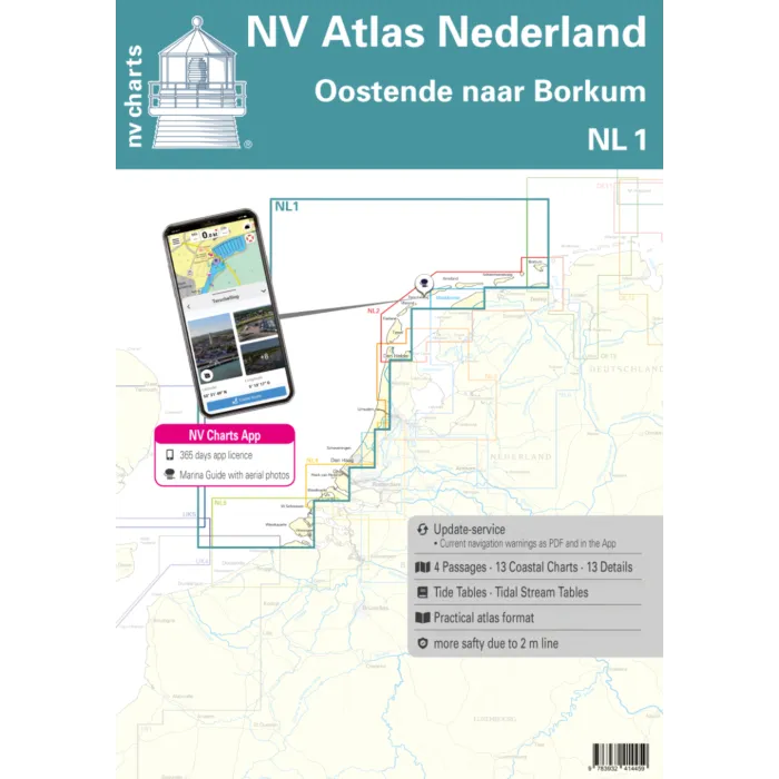 NV Atlas Niederlande NL1 - von Borkum bis Ostende
